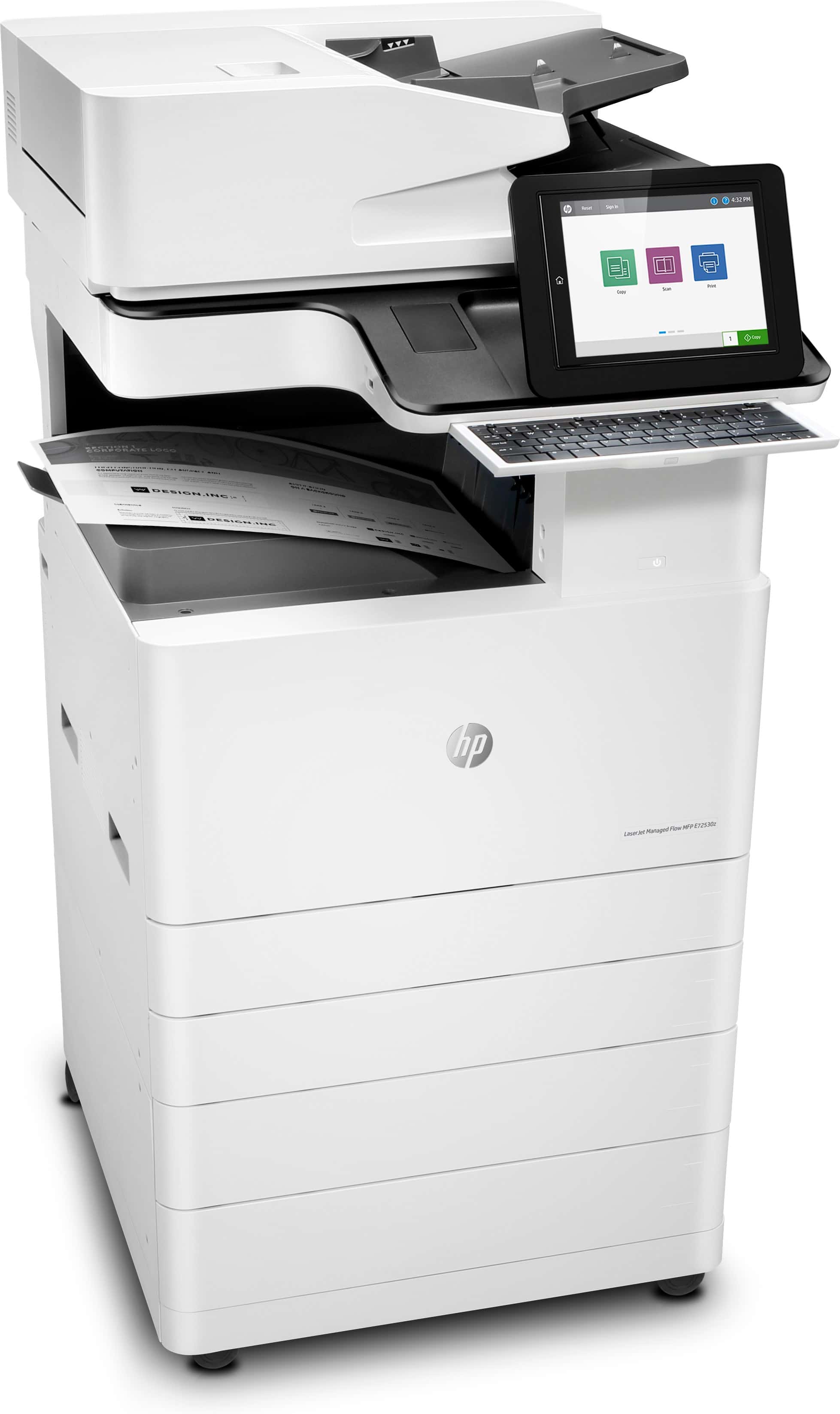 Impresora multifuncional HP LaserJet Managed E72530