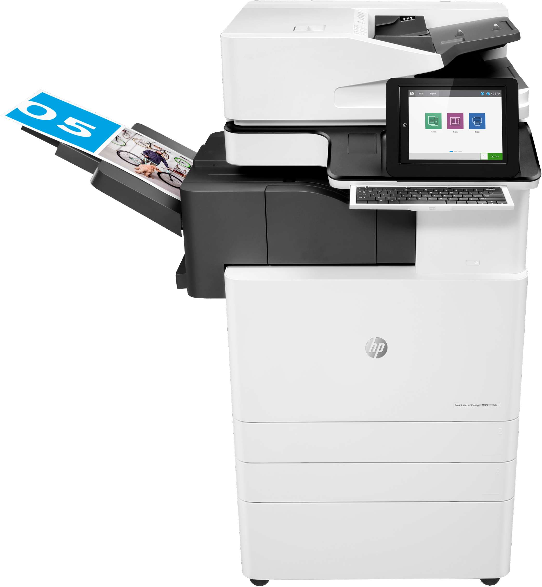 Impresora multifuncional HP LaserJet Managed E87650